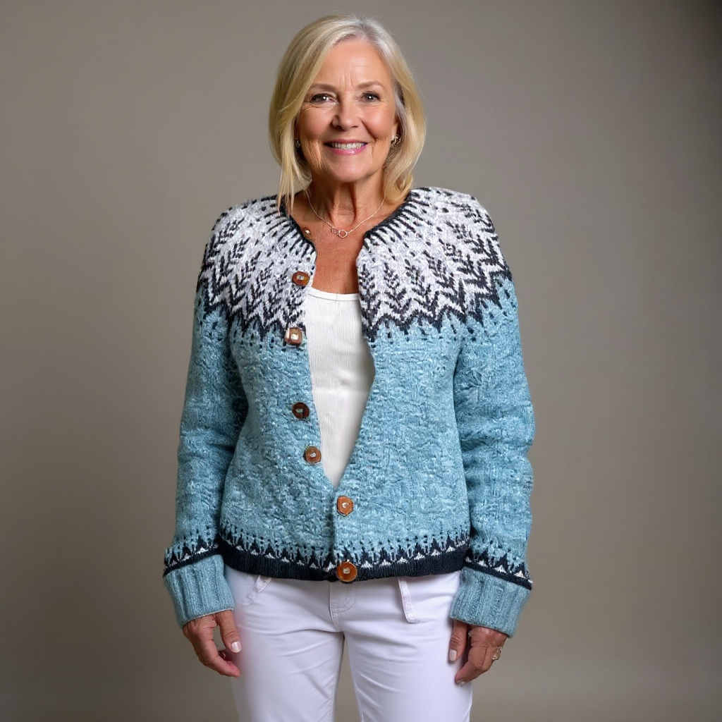 Maison Valmont™ | Nordisk Cardigan Charmig Antik