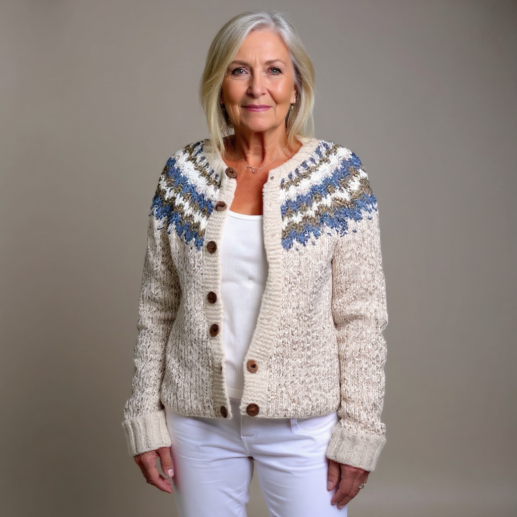 Maison Valmont™ | Isländsk Cardigan Äkta Elegans
